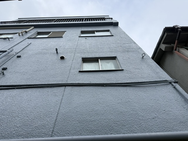 2階トイレの外壁側で換気口を取り付けた位置
